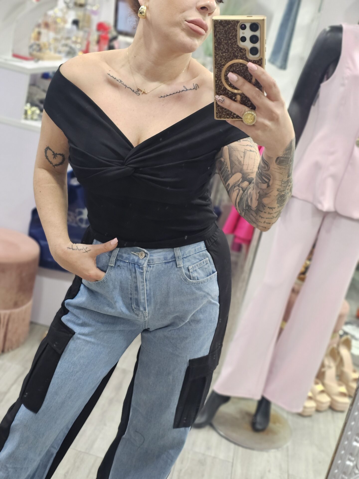 Top cruzado