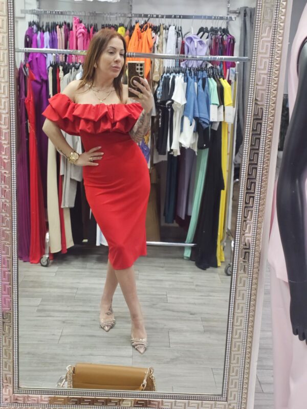 Vestido Volantón midi - Imagen 3