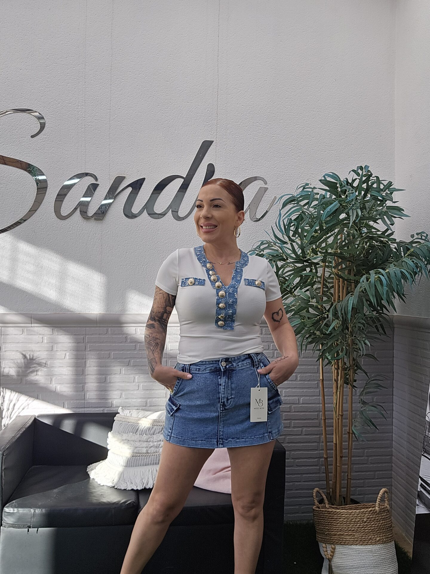 Falda Pantalón Jeans