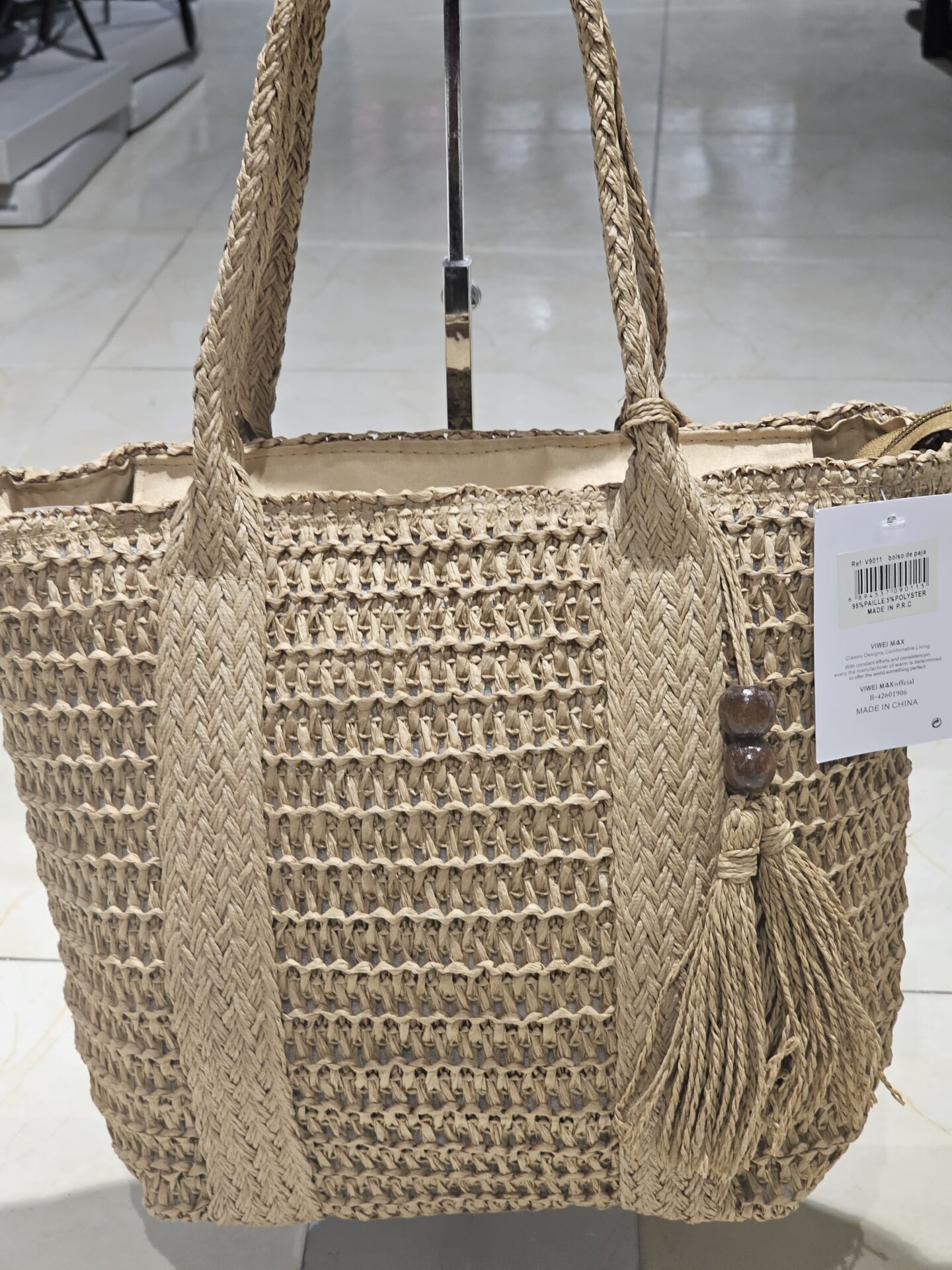 Bolso Rafia Mediano