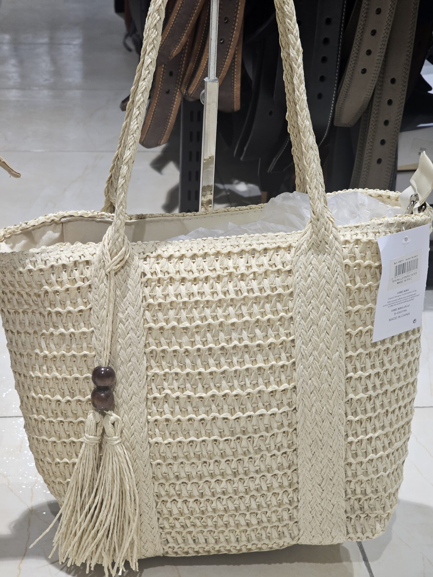 Bolso Rafia Mediano
