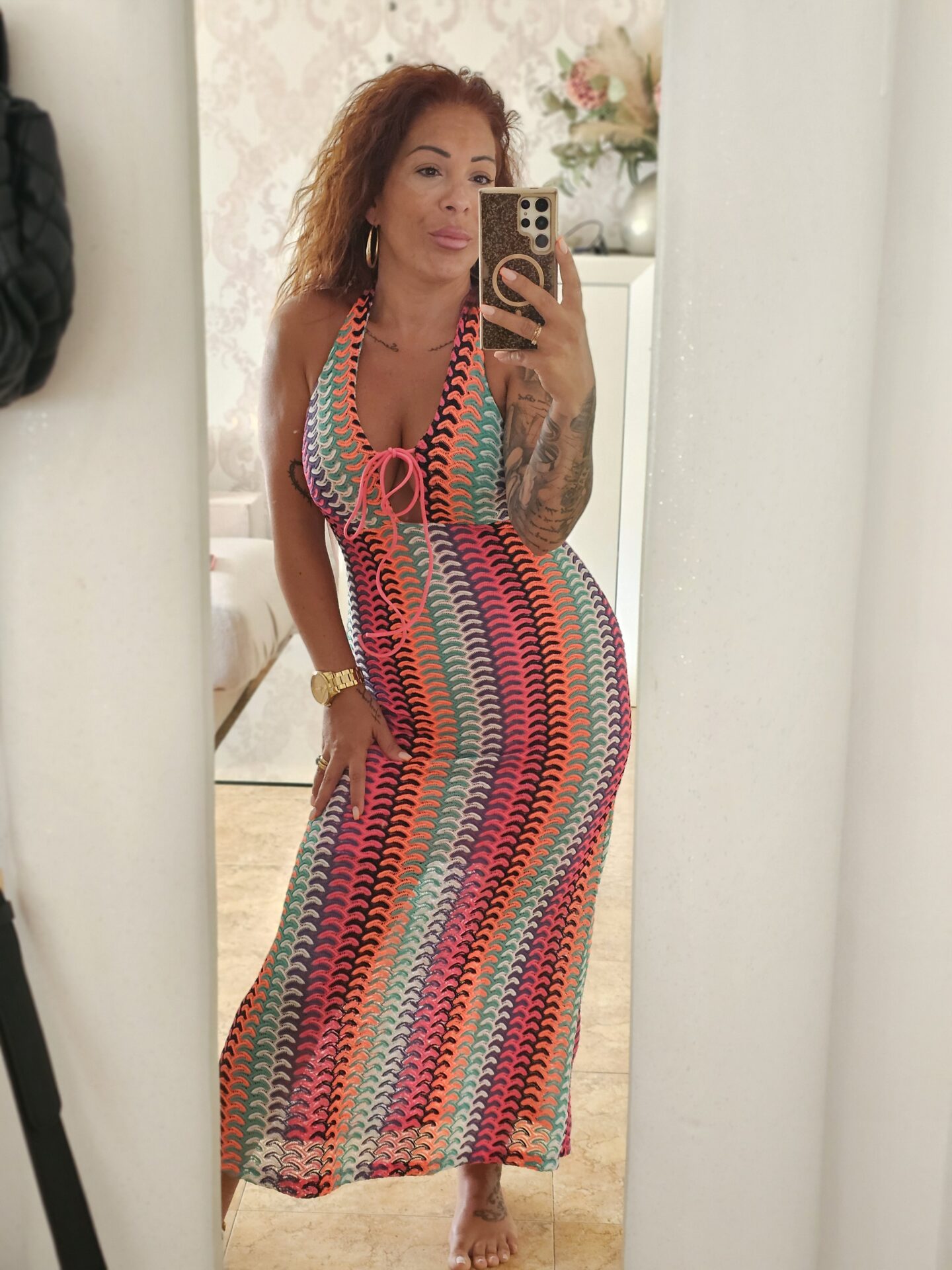 Vestido Hilo Flúor