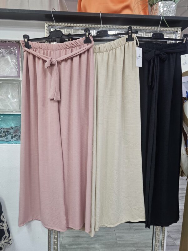 Pantalón Pata ancha con lazo