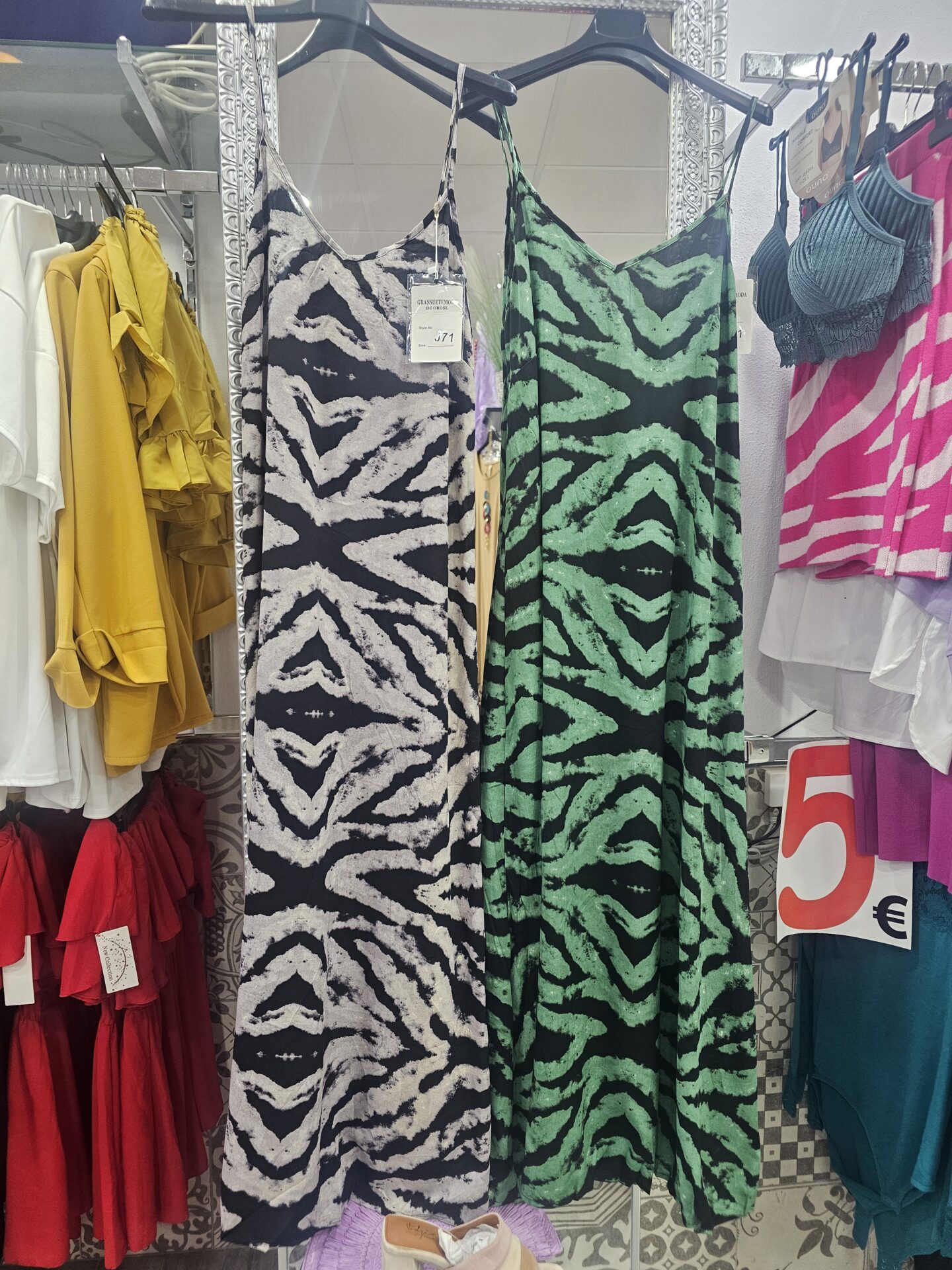 Vestido cebra