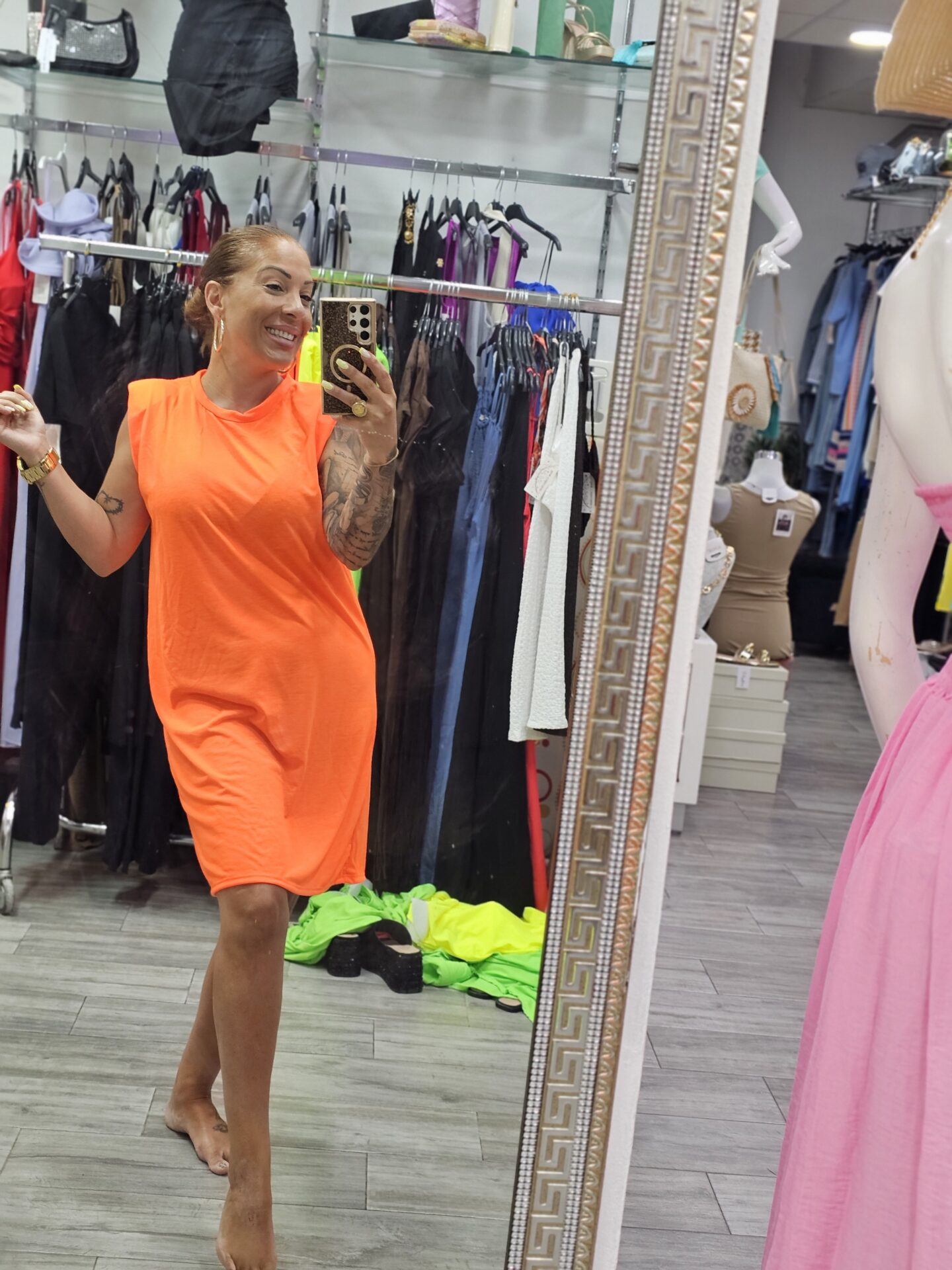 Vestido Flúor