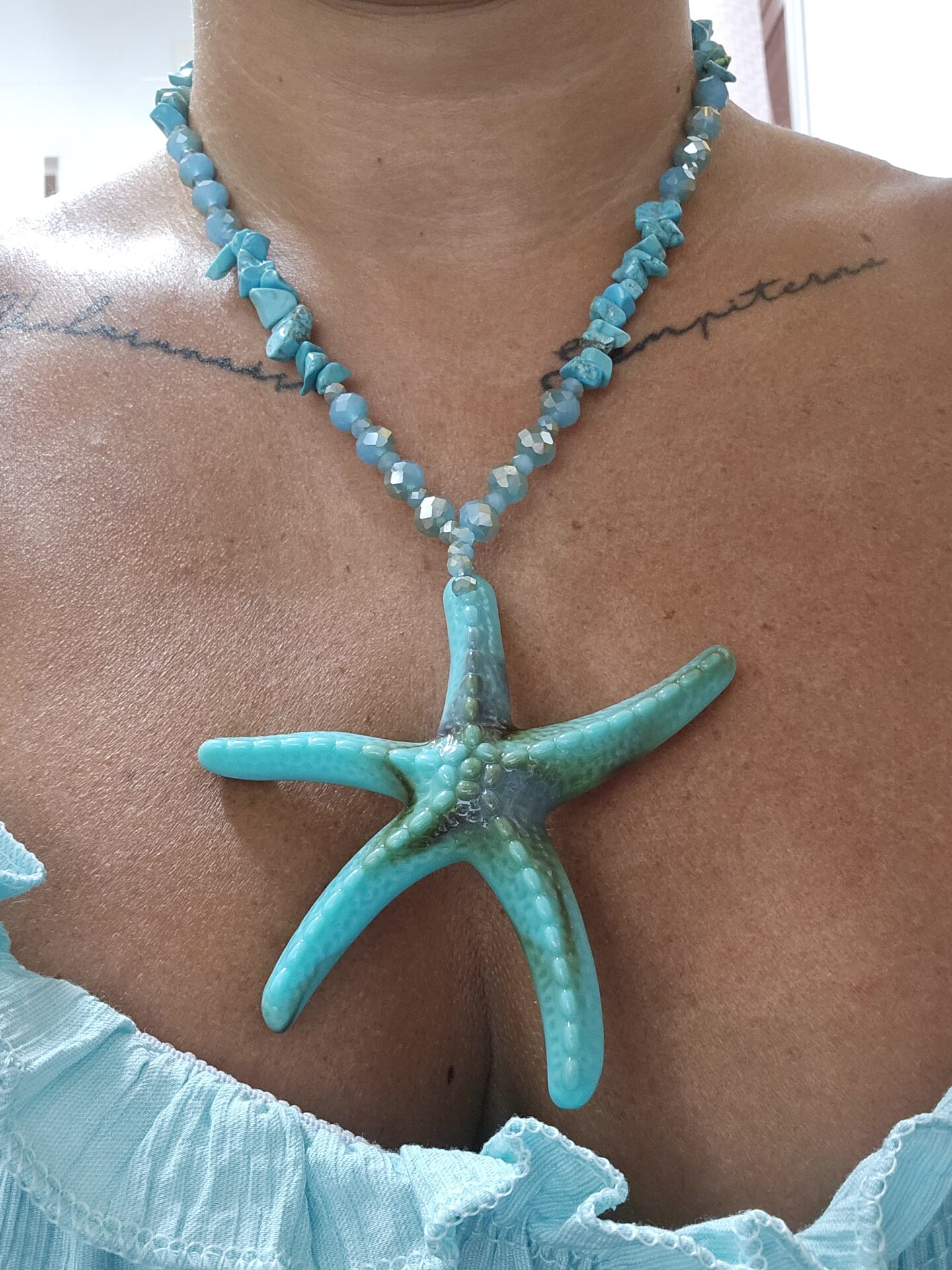 Collar Aguamarina