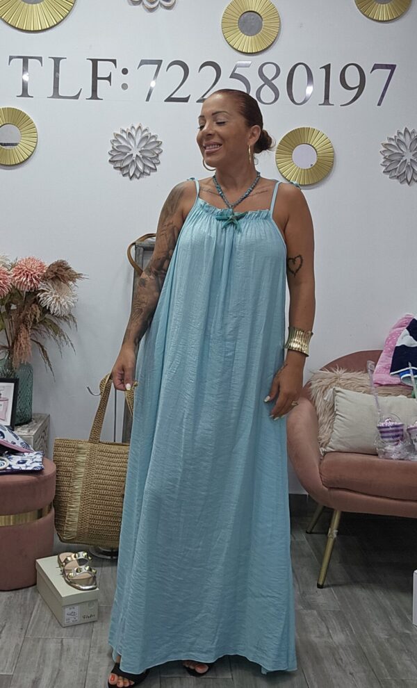 Vestido Agua marina