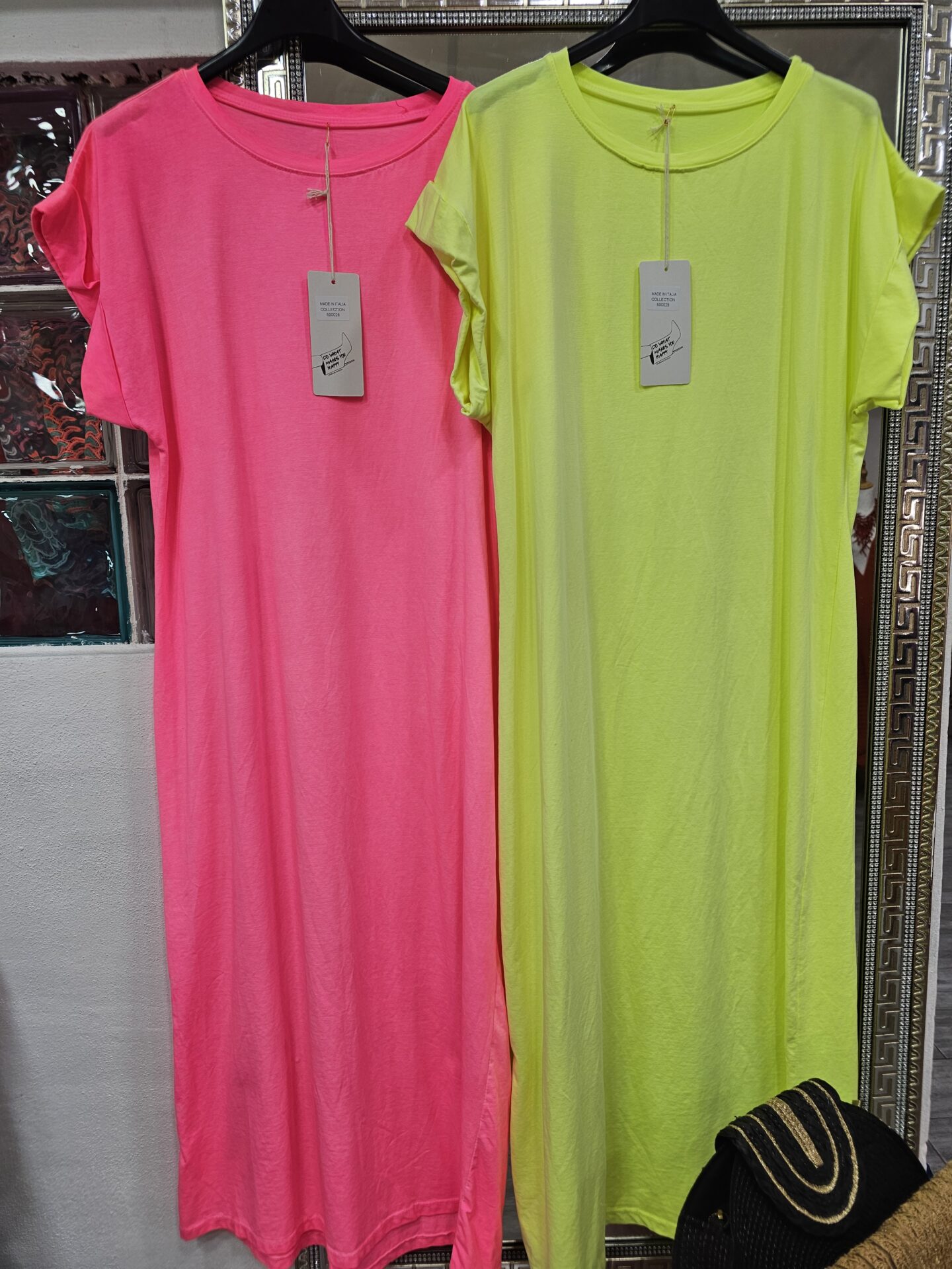 Vestido Fluor Lavado a la piedra