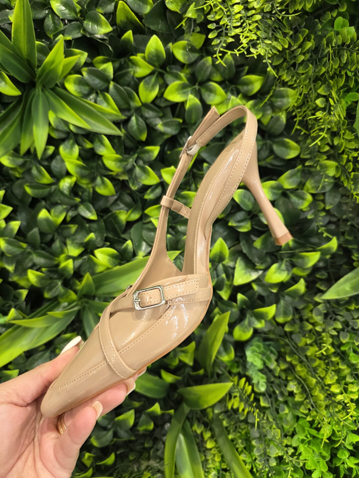 Stiletto Nude Charol