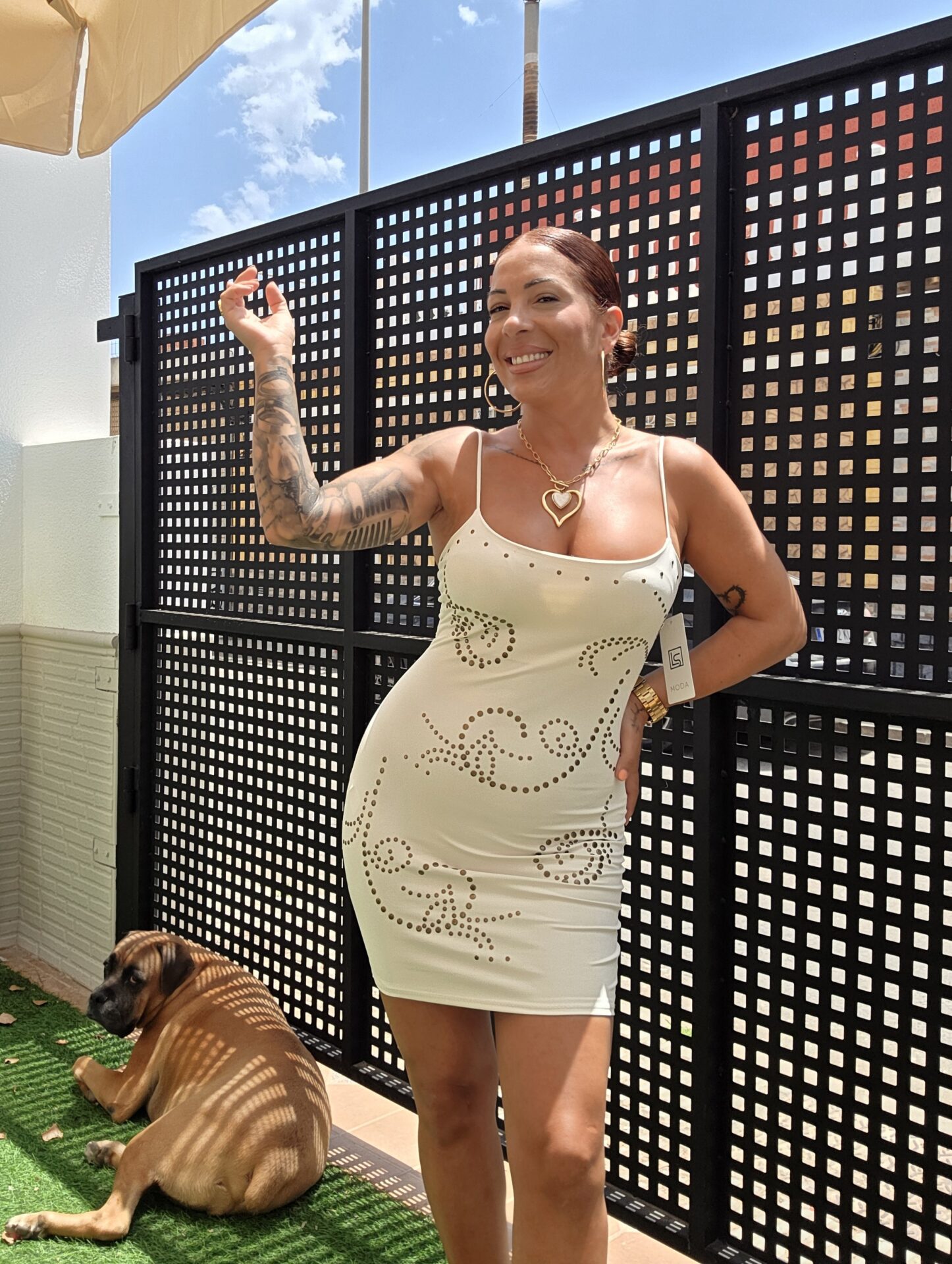 Vestido Tacha corto