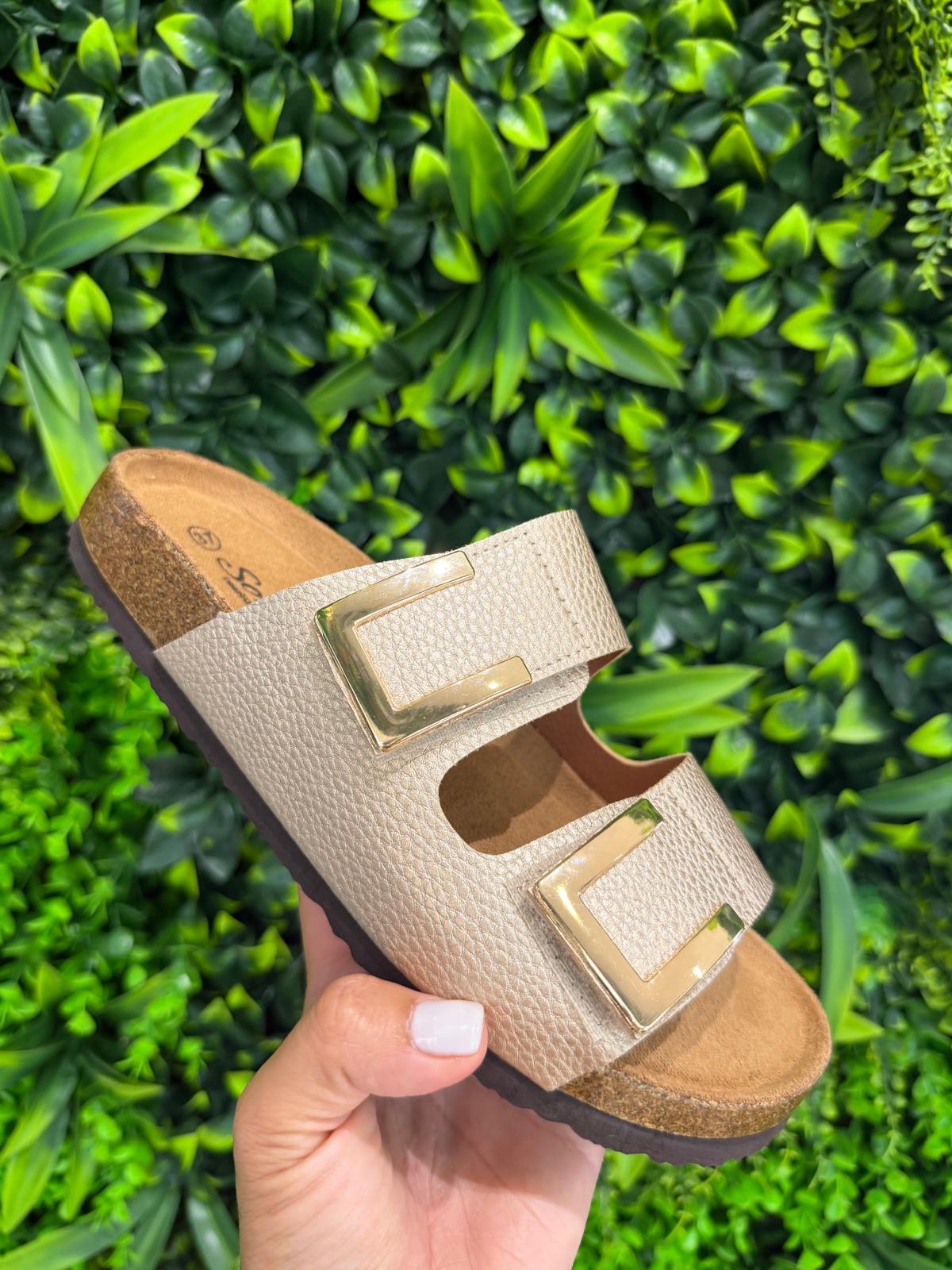 Tienda online ropa mujer en Murcia 2 Chancla Gold