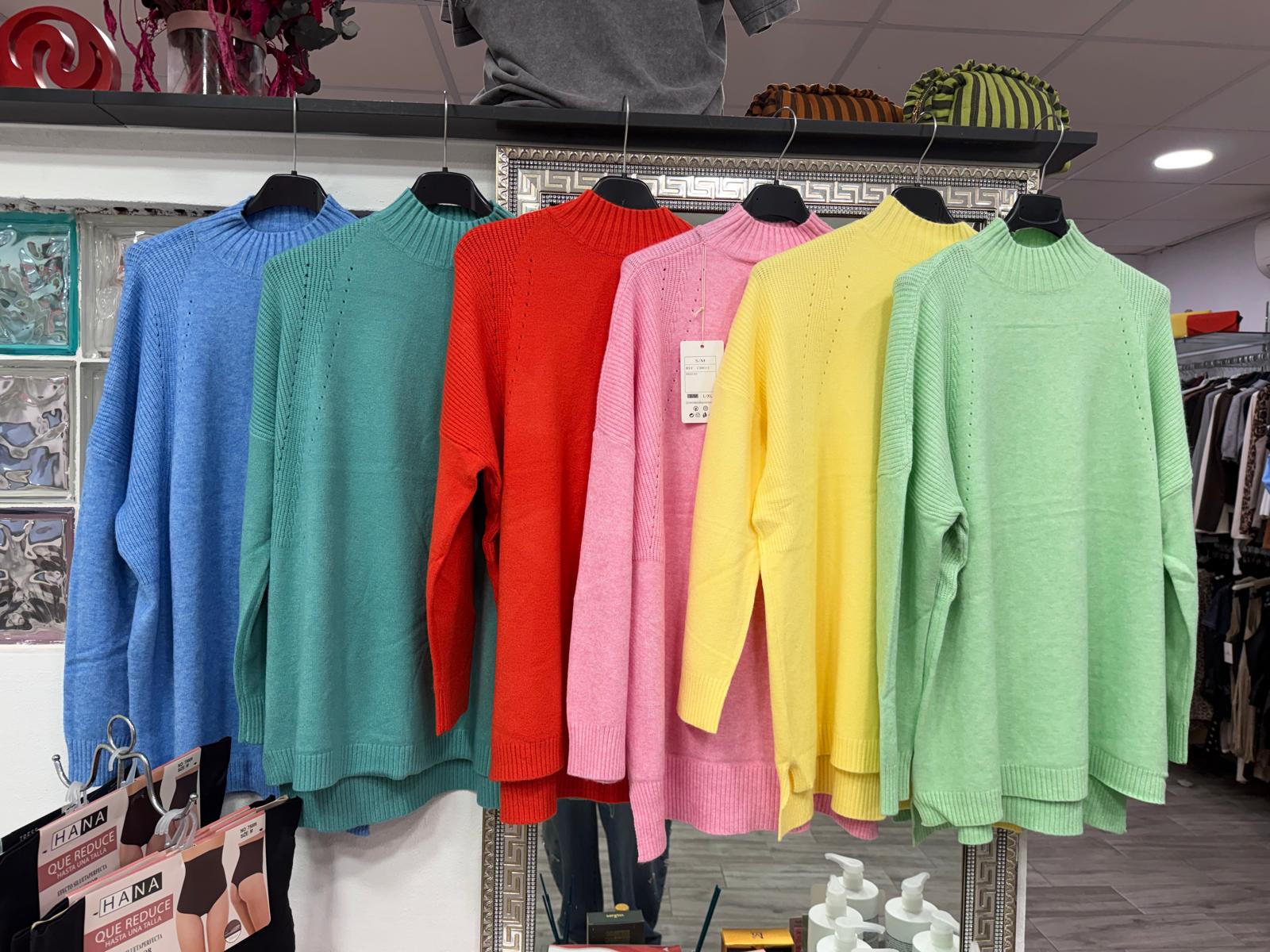 Tienda online ropa mujer en Murcia 2 Maxi Jersey Arcoiris