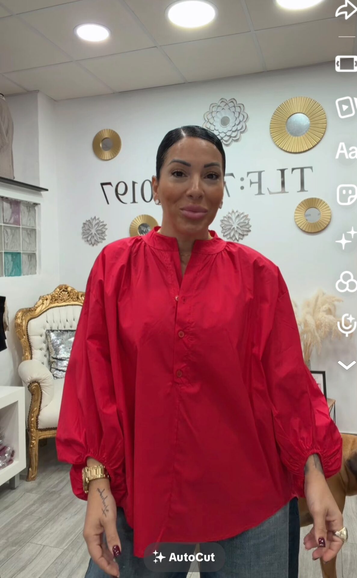 Maxi camisa globo
